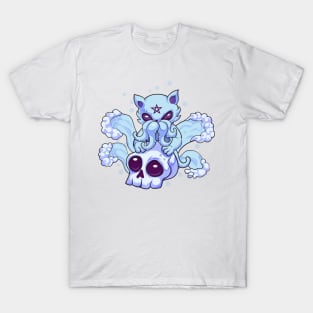 Kawaii pastel Goth Witchy Cat creepy T-Shirt